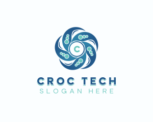 Tech Software Cyber logo design