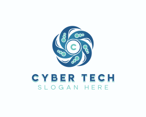 Tech Software Cyber logo design
