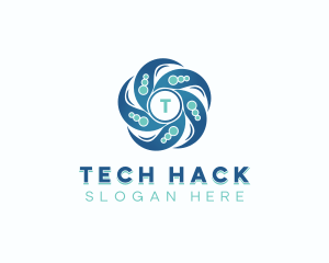 Tech Software Cyber logo design