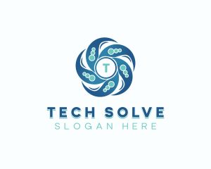 Tech Software Cyber logo design