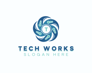 Tech Software Cyber logo design