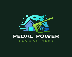 Sanitation Power Wash logo design