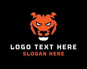 No - Tiger Safari Wildlife logo design