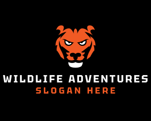 Tiger Safari Wildlife  logo design