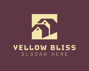 Yellow Subdivision Homes logo design