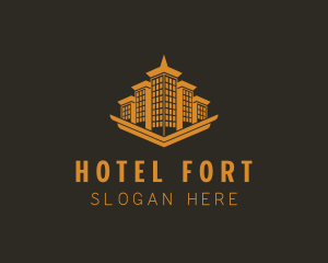 Hotel Building Property logo design