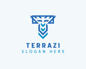 Industrial Company Letter T logo design