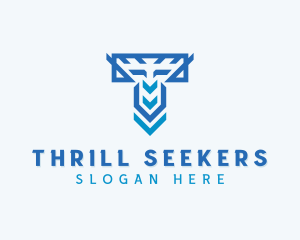 Industrial Company Letter T logo design