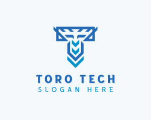 Industrial Company Letter T logo design