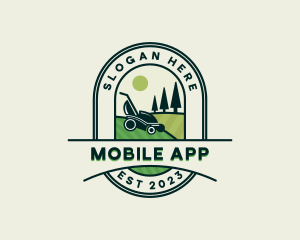 Lawn Care Garden Landscaping Logo