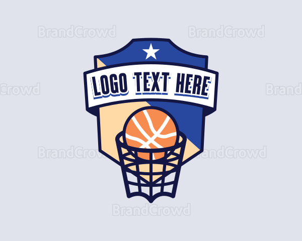 Basketball Sports League Logo