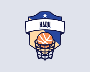 Ball - Basketball Sports League logo design