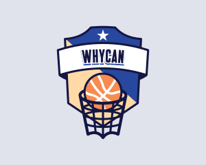 Ball - Basketball Sports League logo design