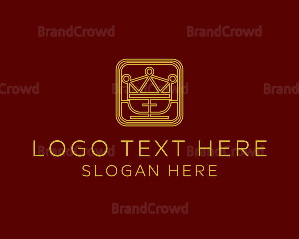 Medieval Royalty Crown Logo