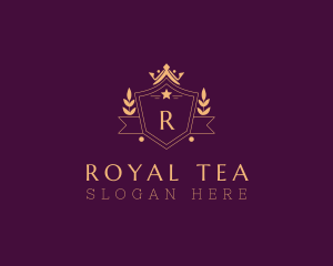 Royal Crown Shield University logo design