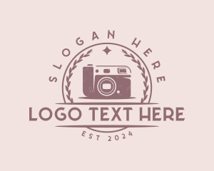 Vintage - Photographer Blog Camera logo design