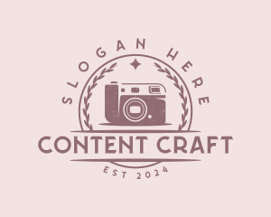 Photographer Blog Camera logo design