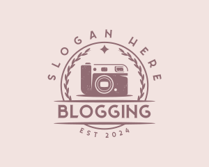 Photographer Blog Camera logo design