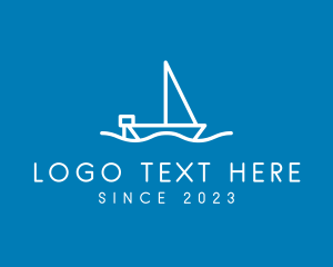 Cruise - Sea Sailboat Travel logo design