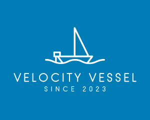 Speedboat - Sea Sailboat Travel logo design