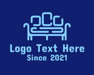 Upholstery - Contemporary Sofa Couch logo design