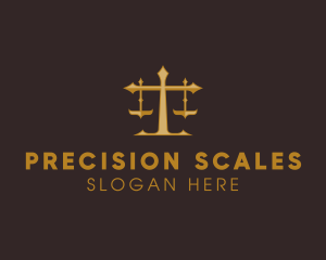 Scales - Law Judge Scales logo design