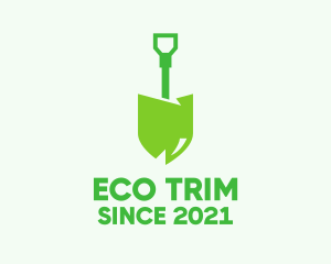 Eco Friendly Shovel  logo design