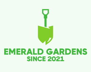 Eco Friendly Shovel  logo design