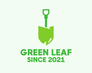 Eco Friendly Shovel  logo design