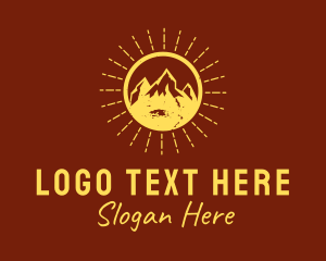 Rustic Sun Mountain  Logo