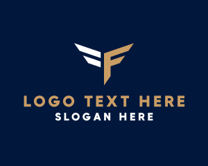 Consulting Business Letter F logo design