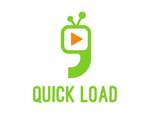 Download - Green Television Quote logo design