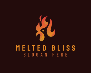 Flame Chicken Grill logo design