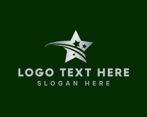 Stylish Star Constellation  logo design