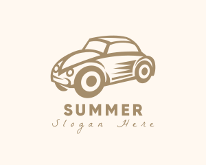 Old Small Beetle Car Logo