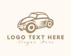 Old Small Beetle Car Logo