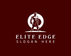 Elite Warrior Gladiator logo design