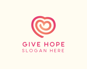 Donation - Heart Spiral Foundation logo design
