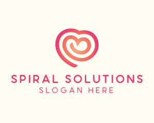 Heart Spiral Foundation logo design