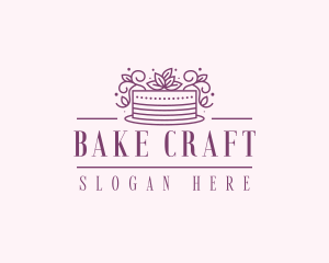 Cake Dessert Baker logo design