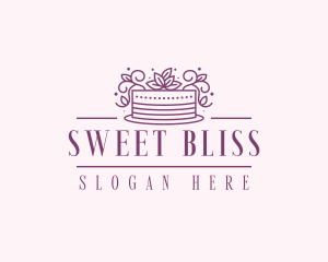 Cake Dessert Baker logo design