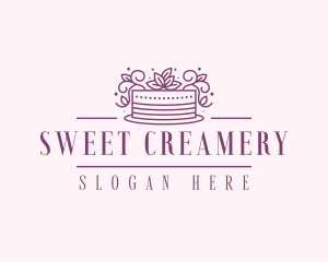 Cake Dessert Baker logo design