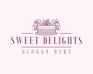 Cake Dessert Baker logo design