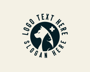 Veterinary - Dog Cat Pet Animal logo design