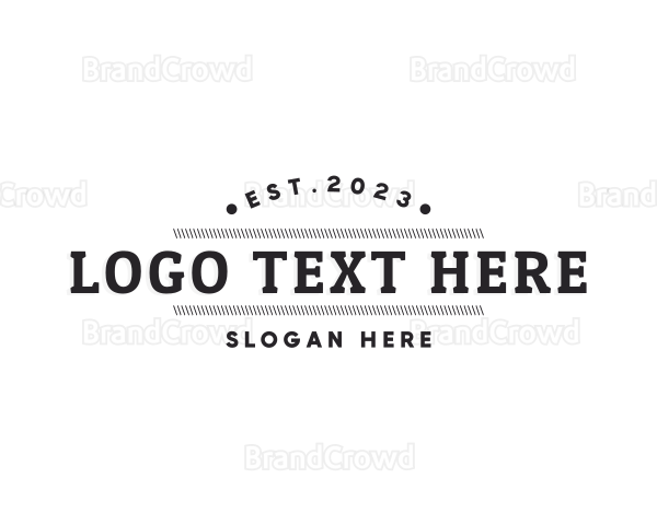 Hipster Generic Business Logo