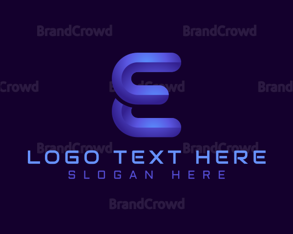 Business Tech Letter E Logo