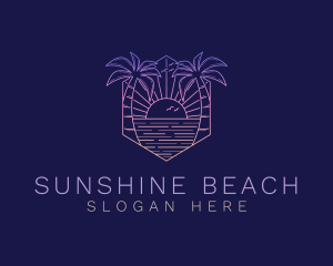 Summer - Summer Sunset Beach logo design