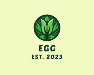 Organic Products - Herbal Leaf Pattern logo design