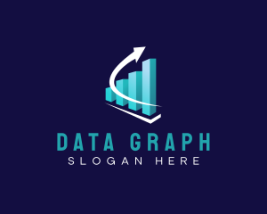 Chart Arrow Graph logo design