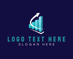 Index - Chart Arrow Graph logo design